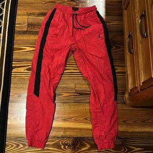 Red Jordan Sportswear Diamond Joggers